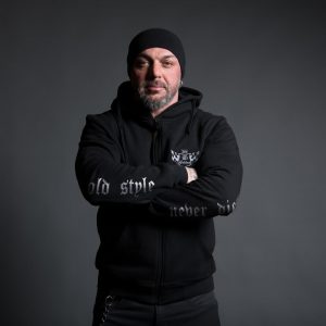 Bobber Hoodie Zip Black