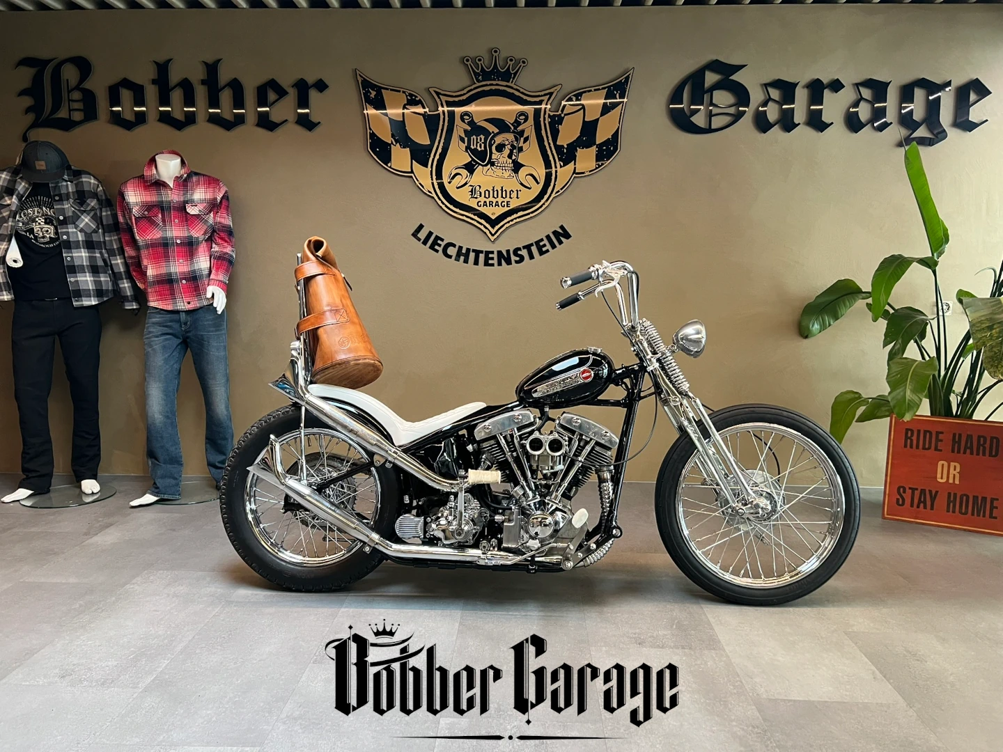 Bobber Occasion Shovel im Starrrahmen 01