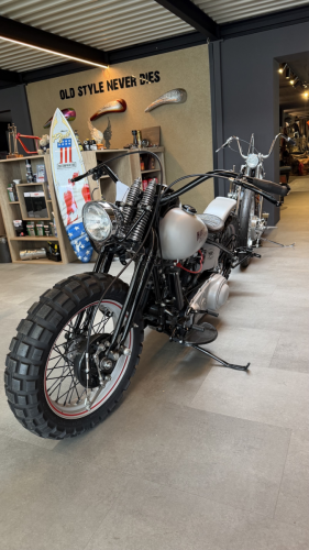 Bobber Occasion Harley Davidson 1954 Panhead (5)