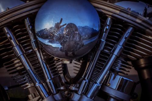 150410 Bobber Garage 1953 Panhead